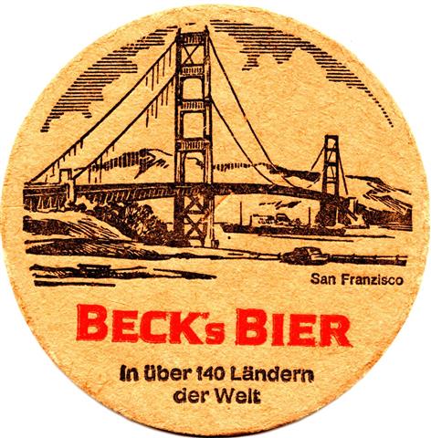 bremen hb-hb becks in �ber 14b (rund180-usa san fran-schwarzrot)